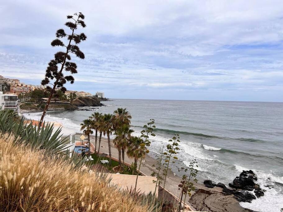 Benalmadena Costa Malaga Apartamento Muy Acogedor Con Vistas Al Mar Terraza Gigante Para Verano E Invierno Parking Dış mekan fotoğraf