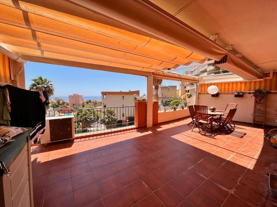 Benalmadena Costa Malaga Apartamento Muy Acogedor Con Vistas Al Mar Terraza Gigante Para Verano E Invierno Parking Dış mekan fotoğraf