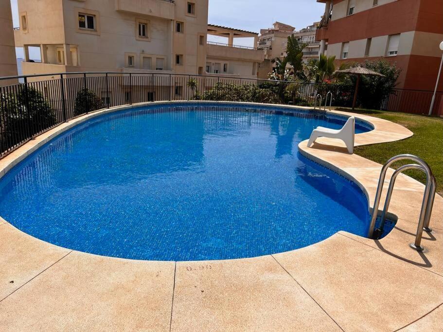 Benalmadena Costa Malaga Apartamento Muy Acogedor Con Vistas Al Mar Terraza Gigante Para Verano E Invierno Parking Dış mekan fotoğraf